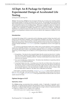 ALTopt: An R Package for Optimal Experimental