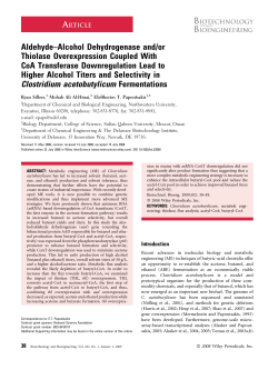 Aldehyde-alcohol dehydrogenase and/or thiolase overexpression