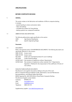 specifications biform composite decking