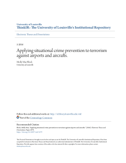 Applying situational crime prevention to terrorism against