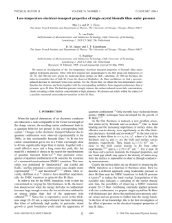 Low-temperature electrical-transport properties of single