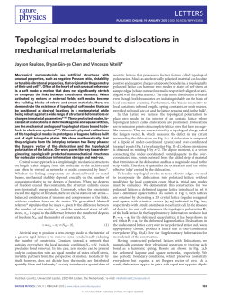 Topological modes bound to dislocations in - Instituut