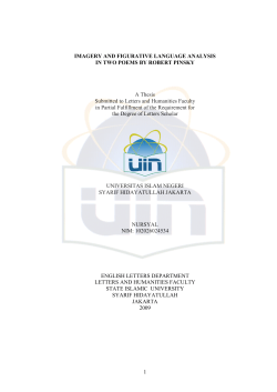 imagery and figurative language analysis