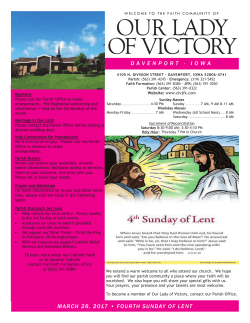 March 26, 2017 - JFK Catholic School