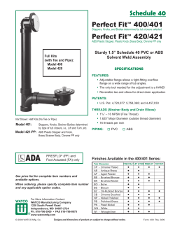 Perfect Fit 400/401
