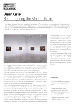 Juan Gris Reconfiguring the Modern Gaze