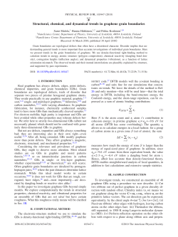 Structural, chemical, and dynamical trends in graphene grain