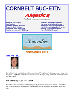 November 2012 - Cornbelt Chapter of National AMBUCS