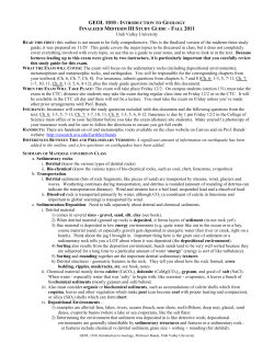 Introduction to Geology - Research at UVU