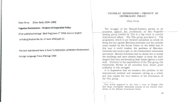 YUGOSLAV REVISIONISM- PRODUCT OF IMPERIALIST POLICY