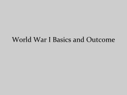 Origins of World War I - Parkway C-2