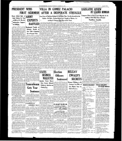 PRESIDENT WINS FIRST SitiRMISH ARMY EXPERTS BAFFLED