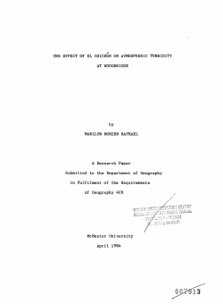 The Effects of El Chichon on Atmospheric Turbidity at Woodbridge