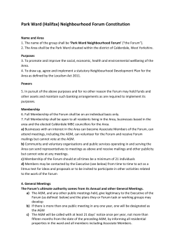 Park ward constitution