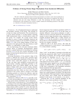 Evidence of Strong Proton Shape Fluctuations from Incoherent