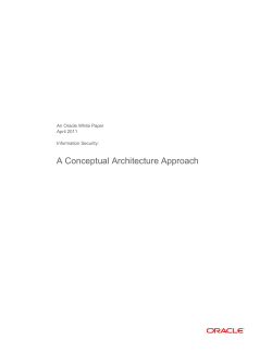 A Conceptual Architecture Approach