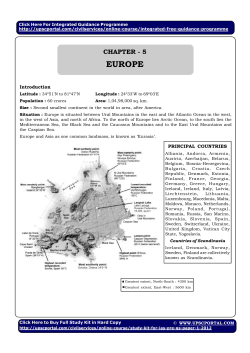 europe - ias exam portal (upsc portal)