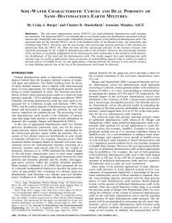 SOIL-WATER CHARACTERISTIC CURVES AND DUAL POROSITY