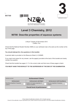 Exam - NZQA