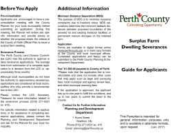 Surplus Farm Dwelling Severance - Guide for