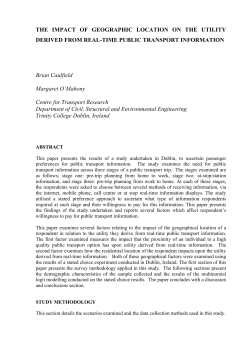 The Impact of Geographic Location on the Utility Derived from Real