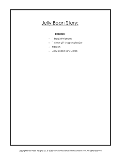 Jelly Bean Story - Confessions of a Homeschooler
