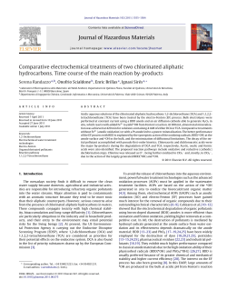 Comparative electrochemical treatments of two