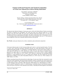 Changes in Physical Properties and Chemical Composition of