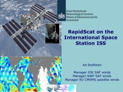 RapidScat on the International Space Station slides