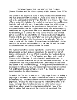 the adoption of the labyrinth by the church