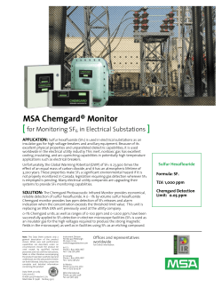 Chemgard Monitor for Monitoring SF6 in Electrical Substations 07