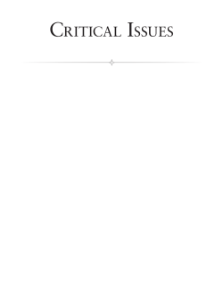 critical issues - The Independent Budget