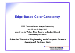 Edge-Based Color Constancy