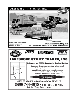 LAKESHORE UTILITY TRAILER, INC.