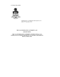(Common Reporting Standard) (Amendment)