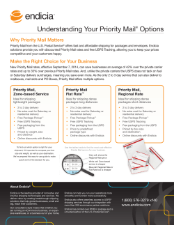 Understanding our Priority Mail Options