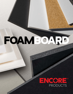 150672-SI Solutions EnCore Foam Board Catalog.indd