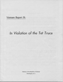 In Violation of the Tet Truce