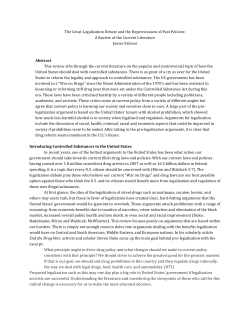 The Great Legalization Debate and the Repercussions of Past