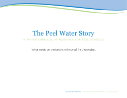 The Peel Water Story