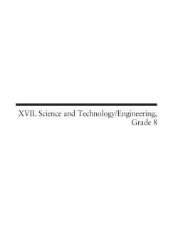 Grade 8 Science and Technology Engineering Released Items