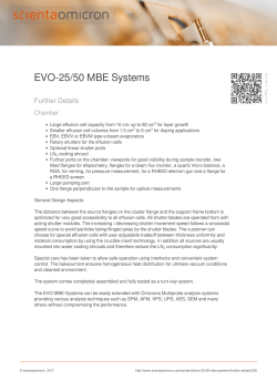 EVO-25/50 MBE Systems
