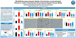 PBI-4050 Decreases Hepatic Stellate Cell Activation and