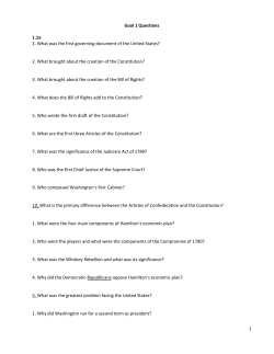 2. What brought about the creation of the