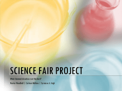 science fair project