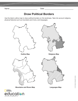 Draw Political Borders - National Geographic Society