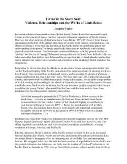 Terror in the South Seas: Violence