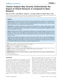 Citation Analysis May Severely Underestimate the Impact of