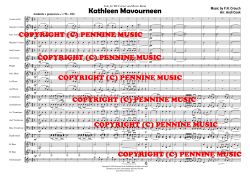 Kathleen Mavourneen (score)