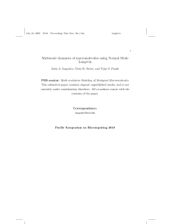 Multiscale dynamics of macromolecules using Normal Mode Langevin